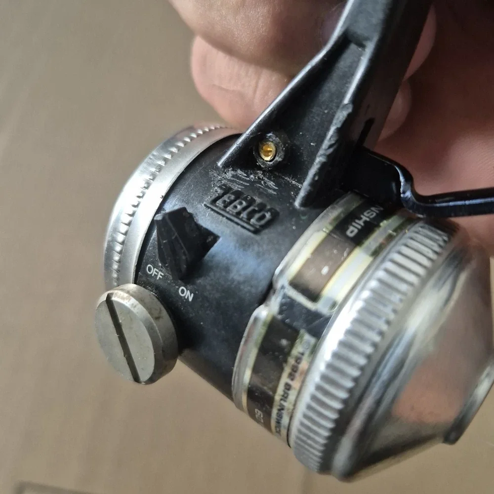 Vintage Zebco Brunswick 1992 Trigger Spin UL2 Underspin Casting Reel